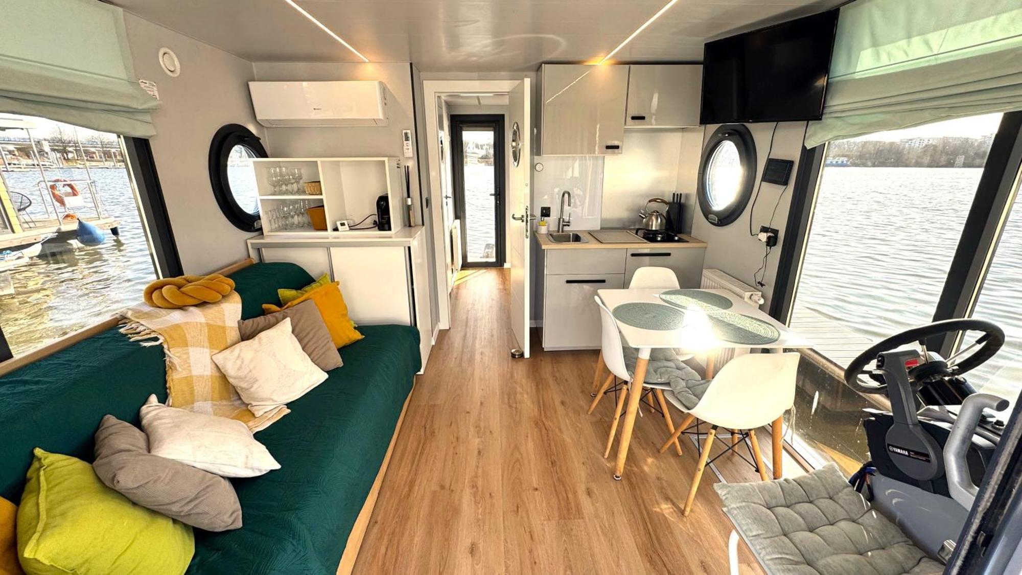 Apartamento Houseboat Water Boy apartament pływający dom na wodzie łódź Breslavia Exterior foto